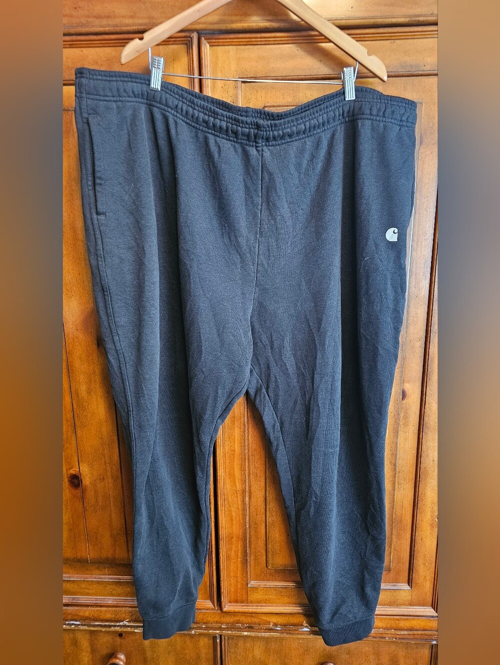 Carhartt Men's Marquette Midweight Fleece Jogger Sweatpants Black 3XL Relaxed